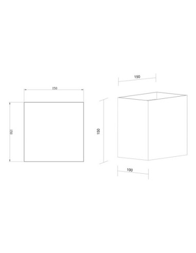 Luminaire extérieur Mantra Davos LED 1830 lumens 3000K blanc chaud