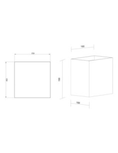 Applique murale extérieure Davos LED 20W blanc arena IP65 2