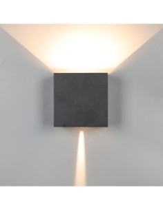 Applique murale extérieure Davos LED 20W noir arena IP65