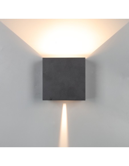 Applique murale extérieure Davos LED 20W noir arena IP65