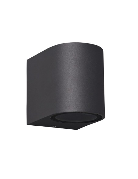 Applique murale extérieure Kandanchu gris oscuro IP54 design moderne