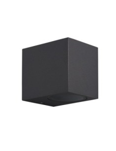 Applique murale extérieure Kandanchu Mantra gris oscuro GU10 aluminium cristal IP54 design moderne