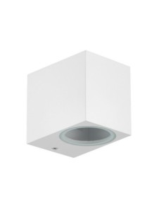Applique murale extérieure Kandanchu Mantra blanc GU10 aluminium cristal IP54 design moderne