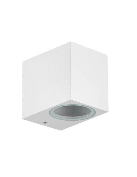 Applique murale extérieure Kandanchu Mantra blanc GU10 aluminium cristal IP54 design moderne