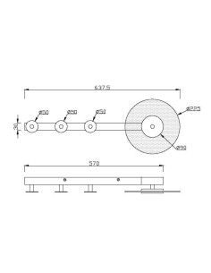 Applique murale intérieure Led Venus 6 watts noire - Mantra Leluminaireled.com 2