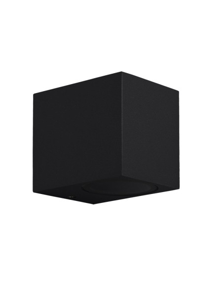 Applique murale extérieure Kandanchu Mantra noir arena GU10 aluminium cristal IP54