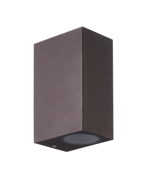 Applique murale extérieure Kandanchu Mantra corten 2xGU10 aluminium cristal IP54