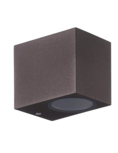 Applique murale extérieure Kandanchu Mantra corten GU10 aluminium cristal IP54