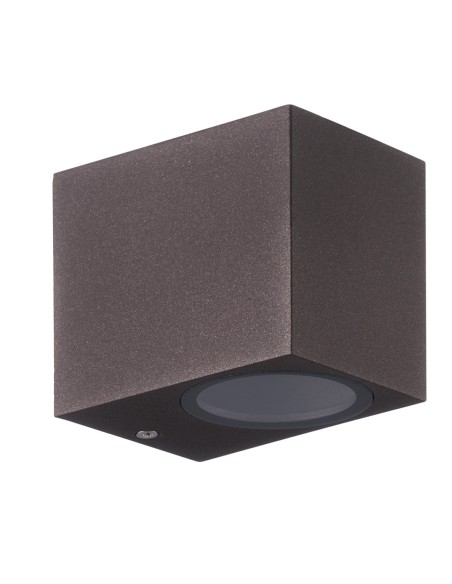 Applique murale extérieure Kandanchu Mantra corten GU10 aluminium cristal IP54