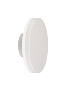 Applique murale extérieure LED Bora blanc 9,6W IP54 ronde design moderne