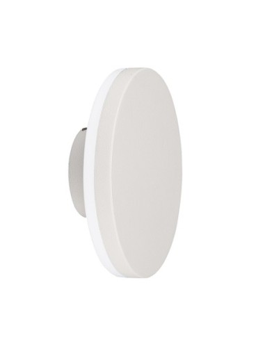 Applique murale extérieure LED Bora blanc 9,6W IP54 ronde design moderne