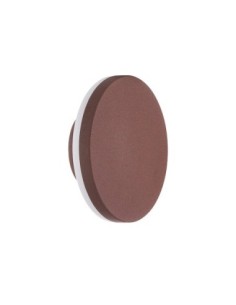 Applique murale extérieure LED Bora Mantra corten 9,6W IP54 ronde compacte