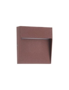 Applique murale extérieure LED Baker Mantra corten 3W IP54 design carré compact