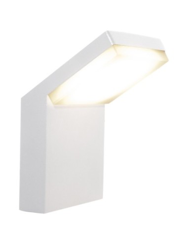 Applique murale extérieure Alpine blanche compacte design moderne