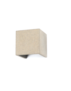 Applique murale extérieure Taos blanche cubique design moderne