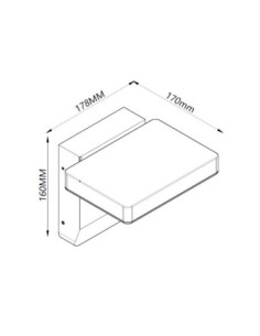 Applique murale extérieure Cooper blanche aluminium design moderne façade 2