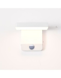 Applique murale extérieure Cooper blanche aluminium design moderne