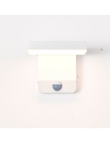 Applique murale extérieure Cooper blanche aluminium design moderne