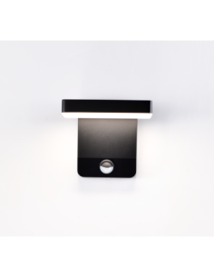 Applique murale extérieure Cooper noire mate aluminium design moderne