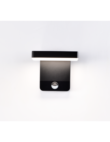 Applique murale extérieure Cooper noire mate aluminium design moderne