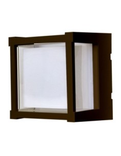 Applique murale extérieure Creek noire aluminium design moderne