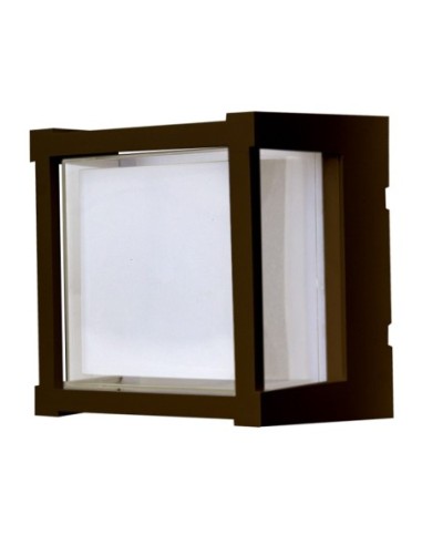 Applique murale extérieure Creek noire aluminium design moderne