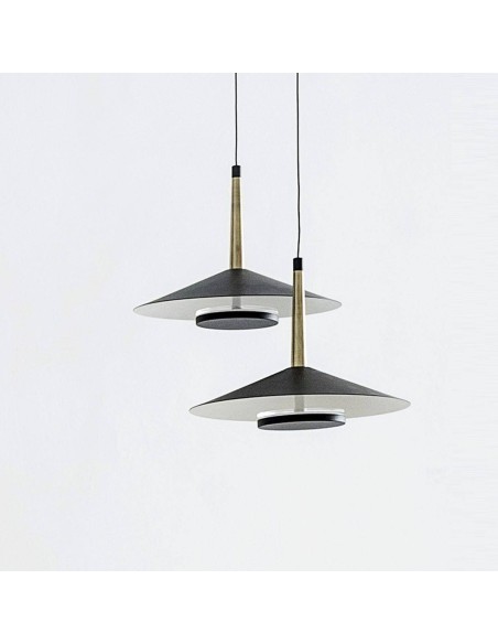 Suspension Led Orion 2 points lumineux - Mantra Leluminaireled.com