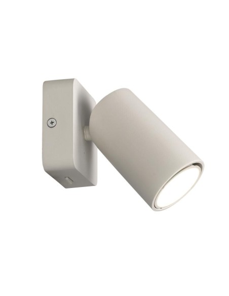 Applique murale SAL blanc mat Mantra design compact aluminium intérieur moderne