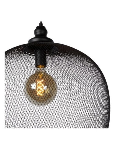 Suspension Led métal ronde Mesh - Lucide Leluminaireled.com