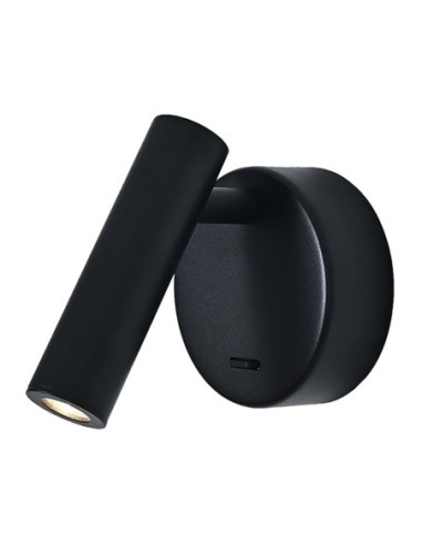 Applique murale LED PREA noir Mantra 3W design moderne