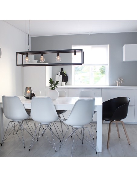 Suspension intérieure Led Oris 4 points lumineux - Lucide Leluminaireled.com