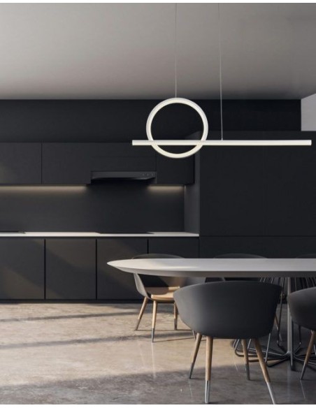 Suspension Led design éclairage blanc chaud - Mantra - Kitesurf Leluminaireled.com