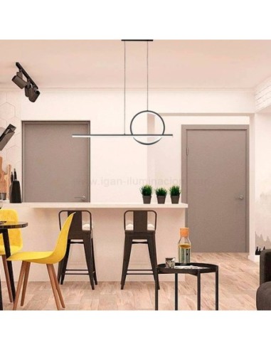 Suspension Led design éclairage blanc chaud - Mantra - Kitesurf Leluminaireled.com