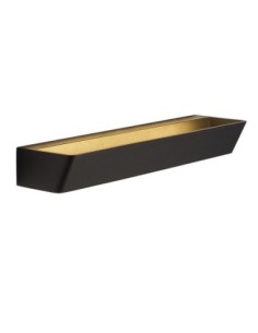 Applique murale ALTEA Mantra LED 30W noir 3000K aluminium acrylique design moderne 37cm