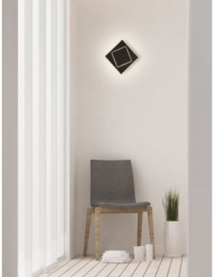 Applique murale intérieure Led Dakla 12 watts noire - Mantra Leluminaireled.com 2