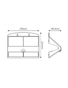 Projecteur Led étanche solaire noir avec détecteur Butterfly - Girard Sudron Leluminaireled.com 2