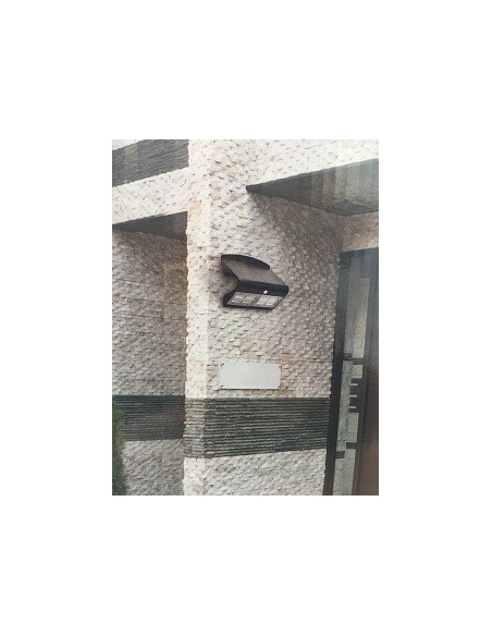 Projecteur Led étanche solaire noir avec détecteur Butterfly - Girard Sudron Leluminaireled.com