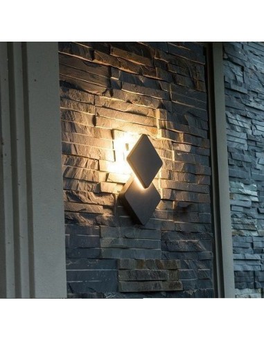 Applique murale Led étanche orientable Elypte carrée - Girard Sudron Leluminaireled.com