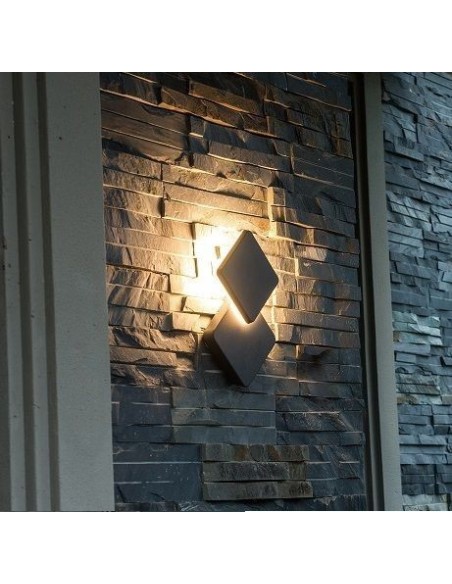 Applique murale Led étanche orientable Elypte carrée - Girard Sudron Leluminaireled.com