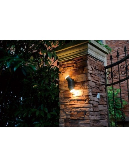 Applique murale Led étanche orientable haut-bas Elypte ronde - Girard Sudron Leluminaireled.com