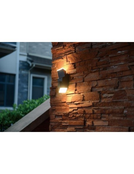 Applique murale Led étanche orientable haut-bas Elypte carrée - Girard Sudron Leluminaireled.com