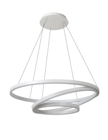 Suspension Led Triniti blanche dimmable - Lucide Leluminaireled.com