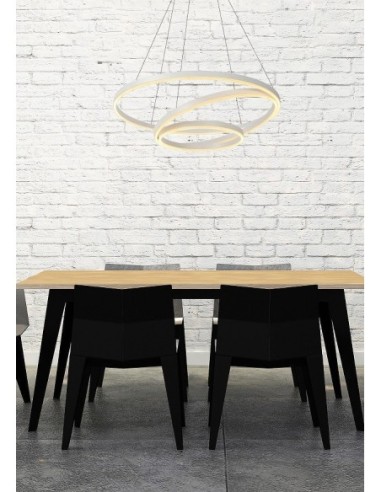 Suspension Led Triniti blanche dimmable - Lucide Leluminaireled.com