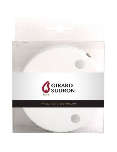Rosace de plafond ronde métal blanc 3 sorties pour câble 6 mm - Girard-Sudron Leluminaireled.com