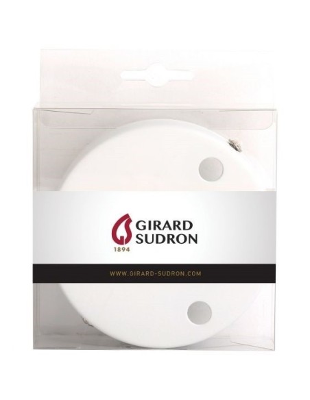 Rosace de plafond ronde métal blanc 3 sorties pour câble 6 mm - Girard-Sudron Leluminaireled.com