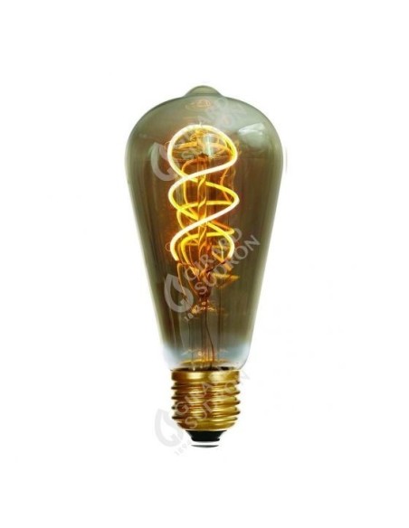 Ampoule Led décorative filament E27 ST64 4 W fumée - Girard-Sudron Leluminaireled.com