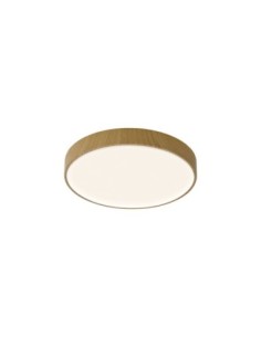 Plafonnier LED Cumbuco II Mantra finition bois 38 cm design rond