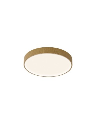 Plafonnier LED Cumbuco II Mantra finition bois 38 cm design rond