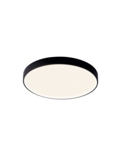 Plafonnier LED Cumbuco II Mantra noir 50 cm design rond compact