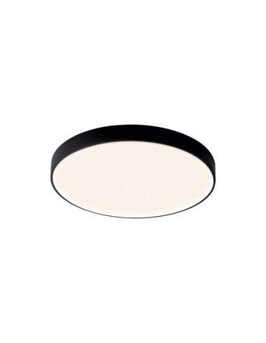 Plafonnier LED Cumbuco II Mantra noir 50 cm design rond compact